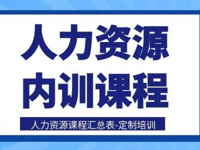 人力資源內(nèi)訓課題匯總表